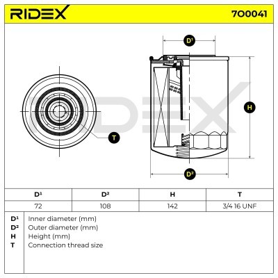 Filtr Oleju RIDEX 7O0041 7O0041 - foto 6