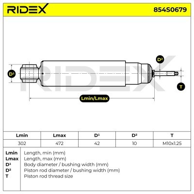 Amortyzator RIDEX 854S0679 854S0679 - foto 6
