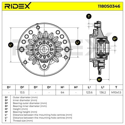 Mocowanie Amortyzatora RIDEX 1180S0346 1180S0346 - foto 5