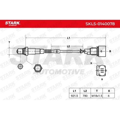 Sonda Lambda Stark SKLS-0140078 SKLS-0140078 - foto 7