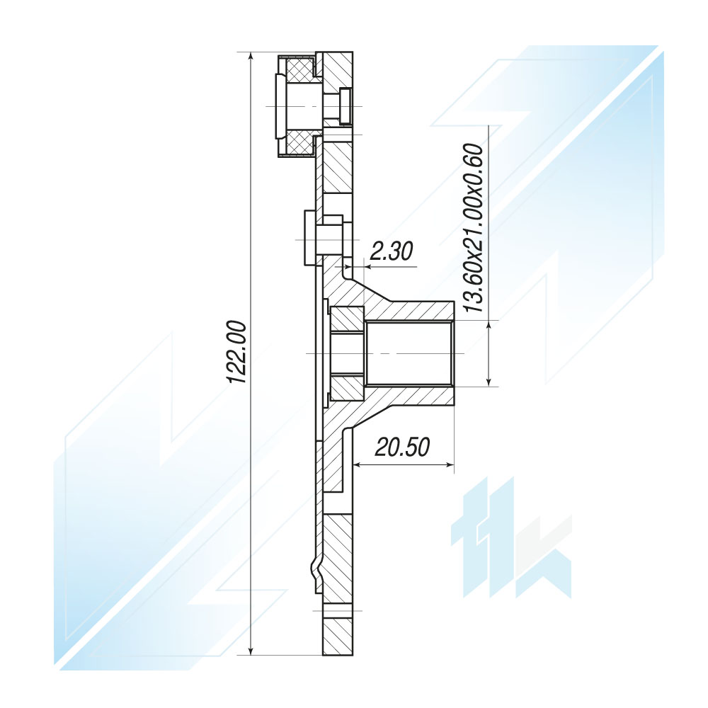 Tarcza Sprzęgła Sprężarki FORD FS10 Ø122 Ford 115VFS0000 - foto 3