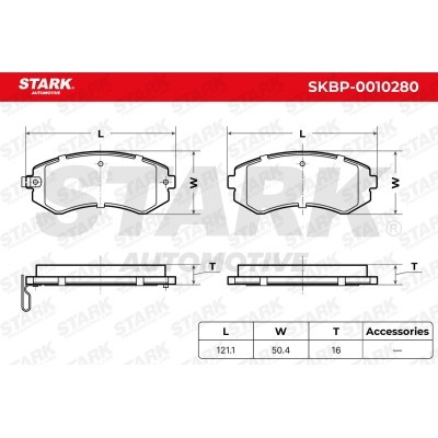 Klocki hamulcowe Stark SKBP-0010280 SKBP-0010280 - foto 7