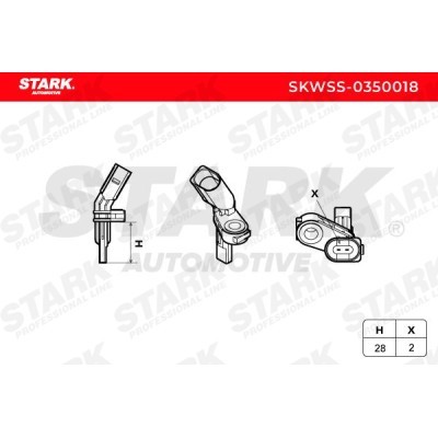 Czujnik ABS Stark SKWSS-0350018 SKWSS-0350018 - foto 4