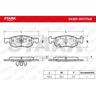 Klocki hamulcowe Stark SKBP-0011748 SKBP-0011748 - foto 5