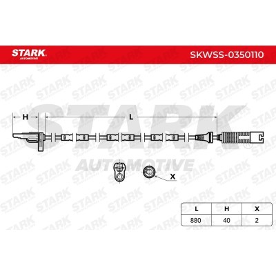 Czujnik ABS Stark SKWSS-0350110 SKWSS-0350110 - foto 6