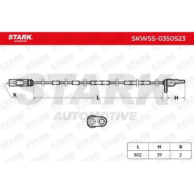 Czujnik ABS Stark SKWSS-0350523 SKWSS-0350523 - foto 6
