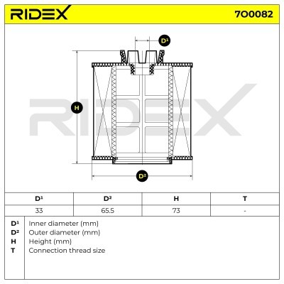 Filtr Oleju RIDEX 7O0082 7O0082 - foto 6