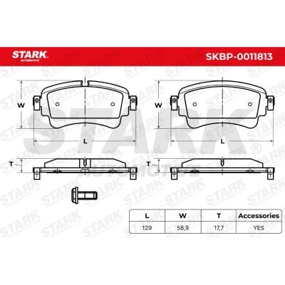 Klocki hamulcowe Stark SKBP-0011813 SKBP-0011813 - foto 5
