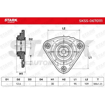 Mocowanie Amortyzatora Stark SKSS-0670111 SKSS-0670111 - foto 5