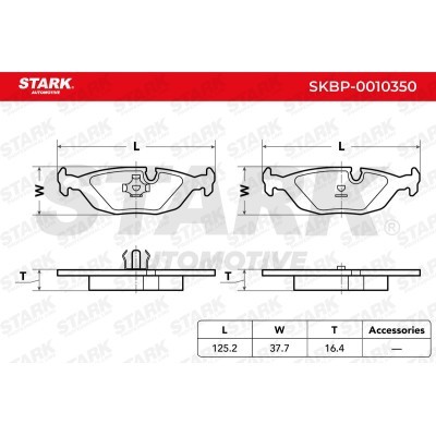 Klocki hamulcowe Stark SKBP-0010350 SKBP-0010350 - foto 3