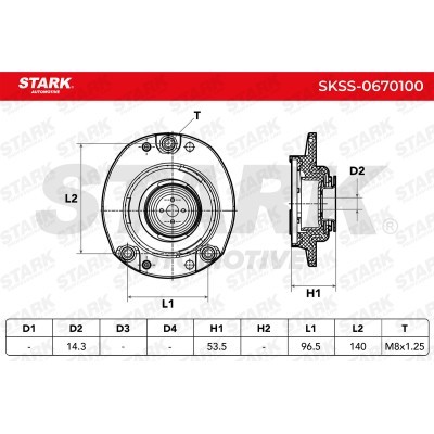 Mocowanie Amortyzatora Stark SKSS-0670100 SKSS-0670100 - foto 4