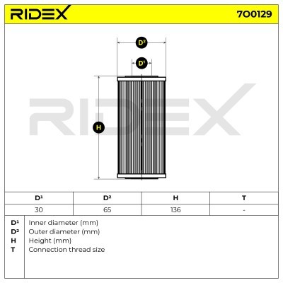 Filtr Oleju RIDEX 7O0129 7O0129 - foto 5