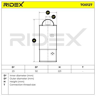 Filtr Oleju RIDEX 7O0127 7O0127 - foto 5