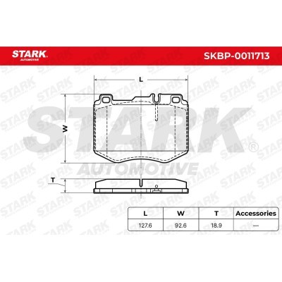 Klocki hamulcowe Stark SKBP-0011713 SKBP-0011713 - foto 5
