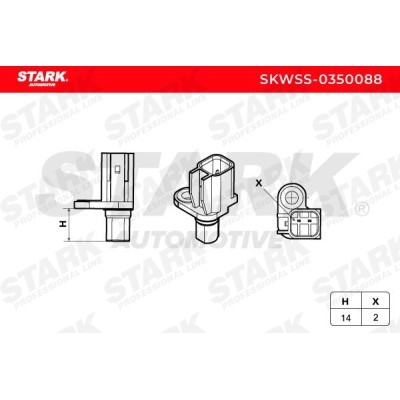 Czujnik ABS Stark SKWSS-0350088 SKWSS-0350088 - foto 3