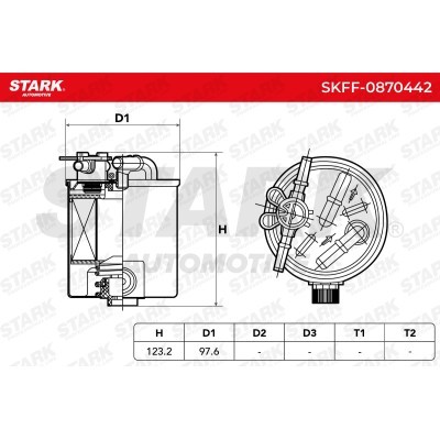 Filtr Paliwa Stark SKFF-0870442 SKFF-0870442 - foto 5