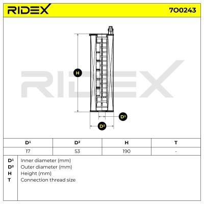 Filtr Oleju RIDEX 7O0243 7O0243 - foto 8