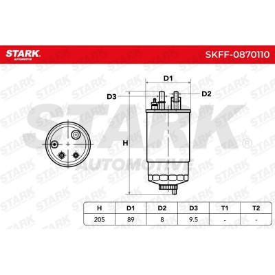 Filtr Paliwa Stark SKFF-0870110 SKFF-0870110 - foto 6