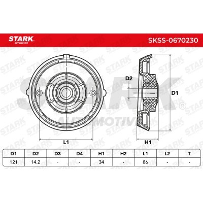 Mocowanie Amortyzatora Stark SKSS-0670230 SKSS-0670230 - foto 5