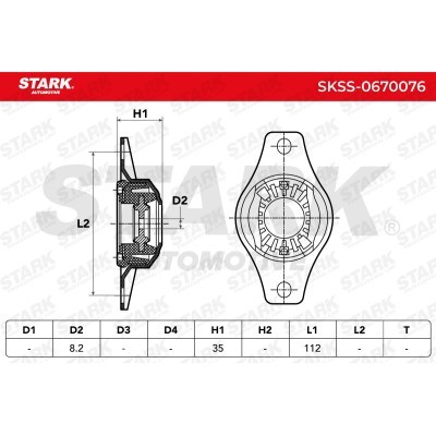 Mocowanie Amortyzatora Stark SKSS-0670076 SKSS-0670076 - foto 5