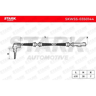 Czujnik ABS Stark SKWSS-0350144 SKWSS-0350144 - foto 6