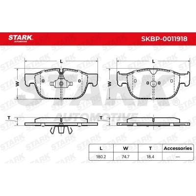Klocki hamulcowe Stark SKBP-0011918 SKBP-0011918 - foto 5