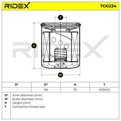 Filtr Oleju RIDEX 7O0234 7O0234 - foto 6