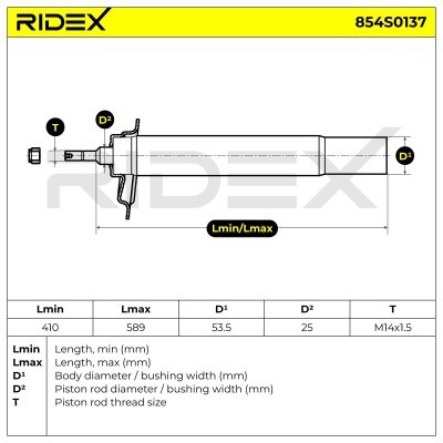 Amortyzator RIDEX 854S0137 854S0137 - foto 7