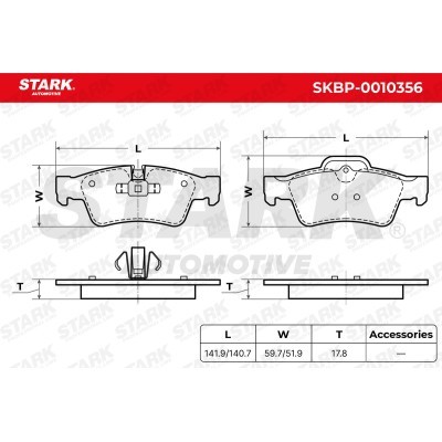 Klocki hamulcowe Stark SKBP-0010356 SKBP-0010356 - foto 6