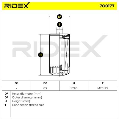 Filtr Oleju RIDEX 7O0177 7O0177 - foto 5
