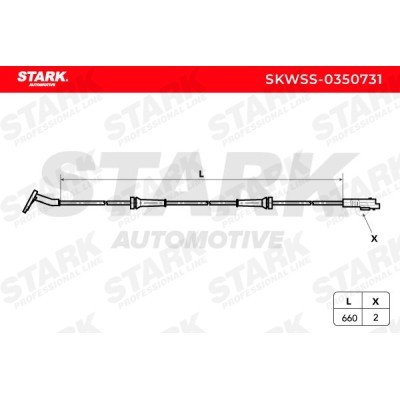 Czujnik ABS Stark SKWSS-0350731 SKWSS-0350731 - foto 6