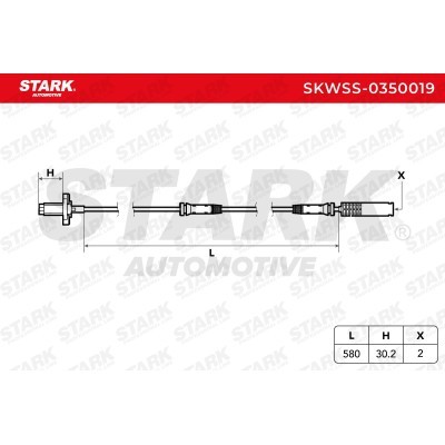 Czujnik ABS Stark SKWSS-0350019 SKWSS-0350019 - foto 5