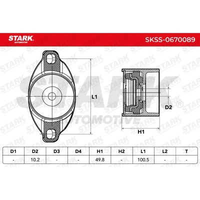 Mocowanie Amortyzatora Stark SKSS-0670089 SKSS-0670089 - foto 5