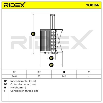 Filtr Oleju RIDEX 7O0166 7O0166 - foto 5