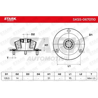 Mocowanie Amortyzatora Stark SKSS-0670110 SKSS-0670110 - foto 3
