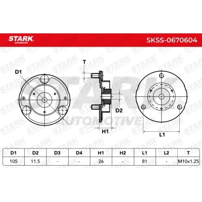 Mocowanie Amortyzatora Stark SKSS-0670604 SKSS-0670604 - foto 5