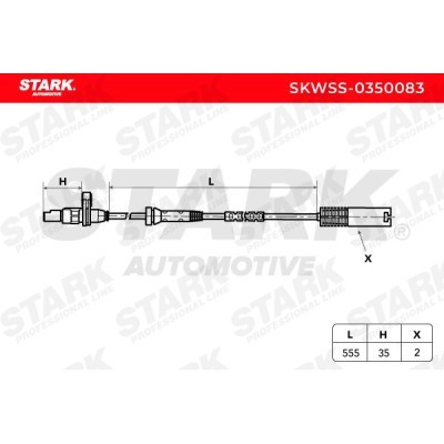 Czujnik ABS Stark SKWSS-0350083 SKWSS-0350083 - foto 2