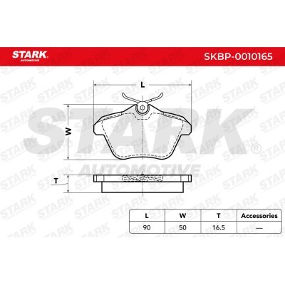 Klocki hamulcowe Stark SKBP-0010165 SKBP-0010165 - foto 3