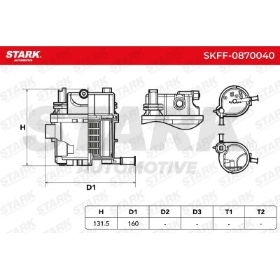 Filtr Paliwa Stark SKFF-0870040 SKFF-0870040 - foto 4