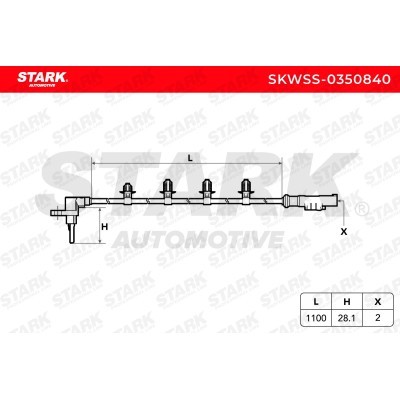 Czujnik ABS Stark SKWSS-0350840 SKWSS-0350840 - foto 6