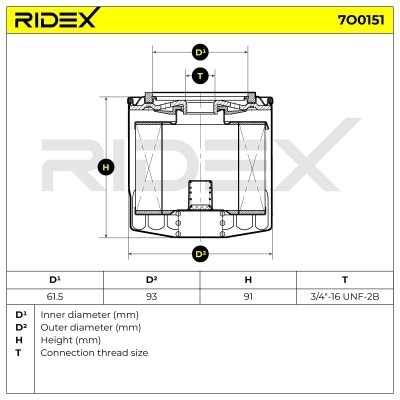 Filtr Oleju RIDEX 7O0151 7O0151 - foto 4
