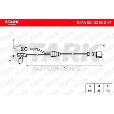 Czujnik ABS Stark SKWSS-0350047 SKWSS-0350047 - foto 5