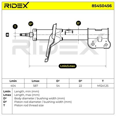 Amortyzator RIDEX 854S0456 854S0456 - foto 8