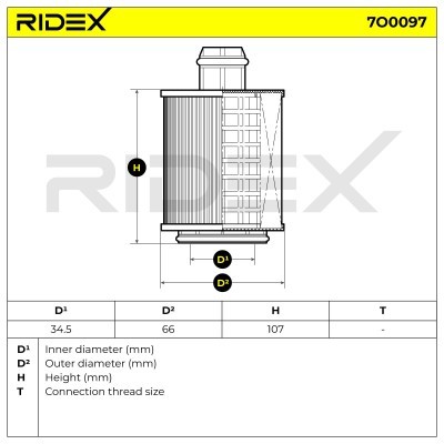 Filtr Oleju RIDEX 7O0097 7O0097 - foto 7