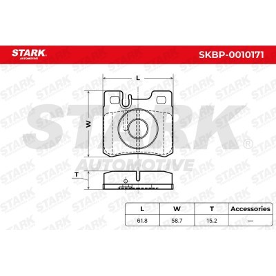 Klocki hamulcowe Stark SKBP-0010171 SKBP-0010171 - foto 7
