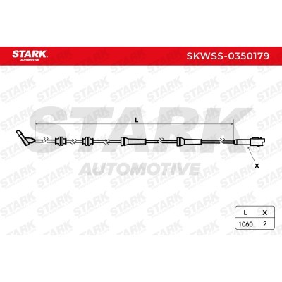 Czujnik ABS Stark SKWSS-0350179 SKWSS-0350179 - foto 5