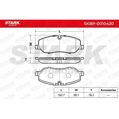Klocki hamulcowe Stark SKBP-0010420 SKBP-0010420 - foto 3