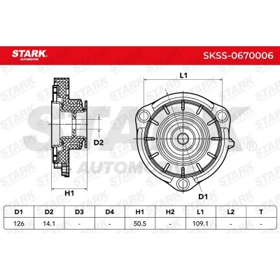 Mocowanie Amortyzatora Stark SKSS-0670006 SKSS-0670006 - foto 4