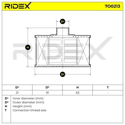 Filtr Oleju RIDEX 7O0213 7O0213 - foto 5