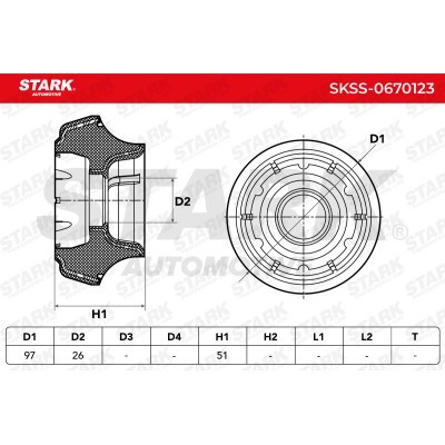 Mocowanie Amortyzatora Stark SKSS-0670123 SKSS-0670123 - foto 6